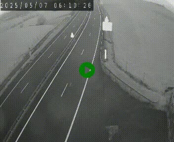 Caméra autoroute A75 à hauteur du col de la Fageole en direction de Clermont-Ferrand