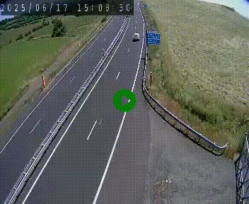 Caméra autoroute A75 à hauteur du col de la Fageole en direction de Clermont-Ferrand