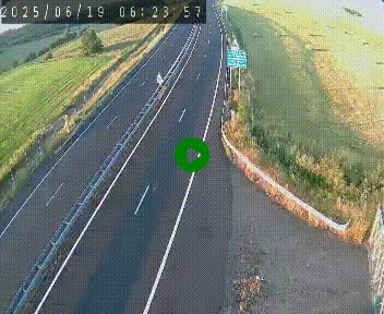 Caméra autoroute A75 à hauteur du col de la Fageole en direction de Clermont-Ferrand