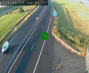 Caméra autoroute A75 à hauteur du col de la Fageole en direction de Clermont-Ferrand