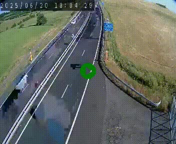 Caméra autoroute A75 à hauteur du col de la Fageole en direction de Clermont-Ferrand