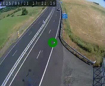 Caméra autoroute A75 à hauteur du col de la Fageole en direction de Clermont-Ferrand