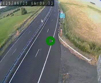 Caméra autoroute A75 à hauteur du col de la Fageole en direction de Clermont-Ferrand