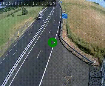 Caméra autoroute A75 à hauteur du col de la Fageole en direction de Clermont-Ferrand