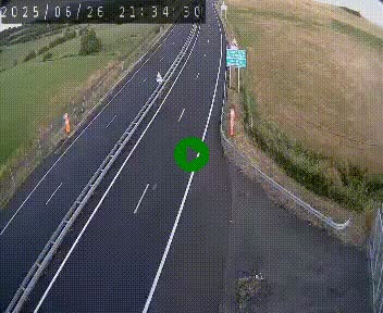 Caméra autoroute A75 à hauteur du col de la Fageole en direction de Clermont-Ferrand