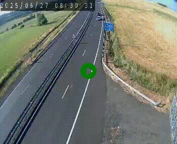 Caméra autoroute A75 à hauteur du col de la Fageole en direction de Clermont-Ferrand