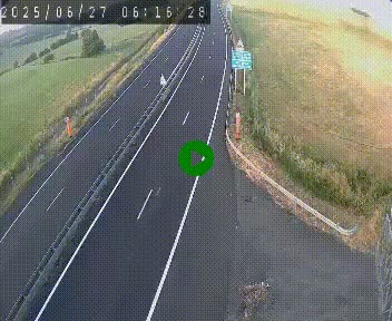Caméra autoroute A75 à hauteur du col de la Fageole en direction de Clermont-Ferrand