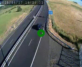 Caméra autoroute A75 à hauteur du col de la Fageole en direction de Clermont-Ferrand