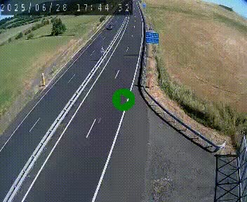 Caméra autoroute A75 à hauteur du col de la Fageole en direction de Clermont-Ferrand