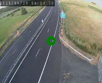 Caméra autoroute A75 à hauteur du col de la Fageole en direction de Clermont-Ferrand
