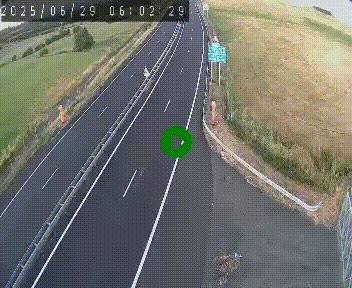 Caméra autoroute A75 à hauteur du col de la Fageole en direction de Clermont-Ferrand