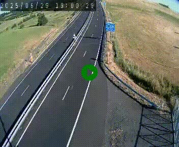 Caméra autoroute A75 à hauteur du col de la Fageole en direction de Clermont-Ferrand