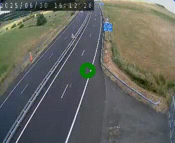 Caméra autoroute A75 à hauteur du col de la Fageole en direction de Clermont-Ferrand