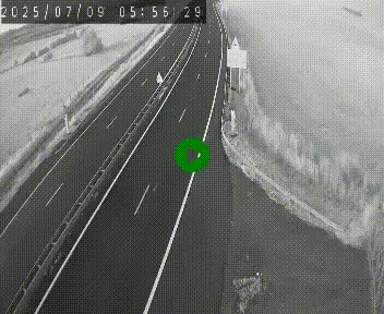 Caméra autoroute A75 à hauteur du col de la Fageole en direction de Clermont-Ferrand