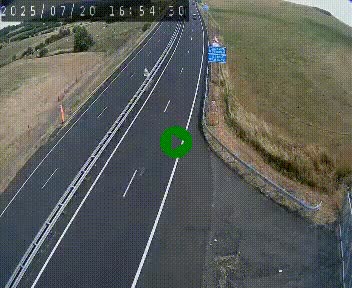 Caméra autoroute A75 à hauteur du col de la Fageole en direction de Clermont-Ferrand
