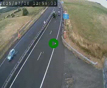 Caméra autoroute A75 à hauteur du col de la Fageole en direction de Clermont-Ferrand