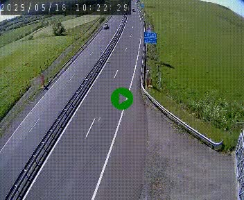 <h2>Caméra autoroute A75 à hauteur du col de la Fageole en direction de Clermont-Ferrand</h2>