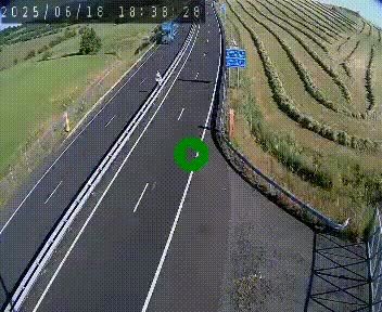 <h2>Caméra autoroute A75 à hauteur du col de la Fageole en direction de Clermont-Ferrand</h2>