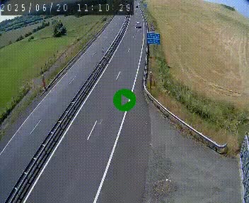 <h2>Caméra autoroute A75 à hauteur du col de la Fageole en direction de Clermont-Ferrand</h2>