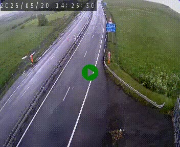 <h2>Caméra autoroute A75 à hauteur du col de la Fageole en direction de Clermont-Ferrand</h2>