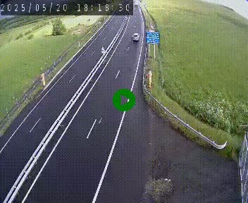 <h2>Caméra autoroute A75 à hauteur du col de la Fageole en direction de Clermont-Ferrand</h2>