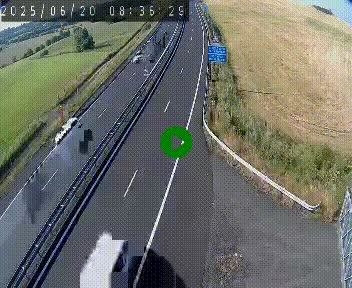 <h2>Caméra autoroute A75 à hauteur du col de la Fageole en direction de Clermont-Ferrand</h2>
