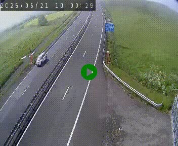 <h2>Caméra autoroute A75 à hauteur du col de la Fageole en direction de Clermont-Ferrand</h2>