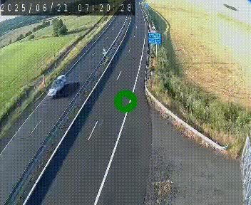 <h2>Caméra autoroute A75 à hauteur du col de la Fageole en direction de Clermont-Ferrand</h2>