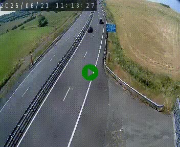 <h2>Caméra autoroute A75 à hauteur du col de la Fageole en direction de Clermont-Ferrand</h2>