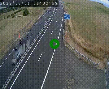 <h2>Caméra autoroute A75 à hauteur du col de la Fageole en direction de Clermont-Ferrand</h2>