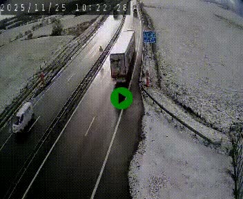Caméra autoroute A75 à hauteur du col de la Fageole en direction de Clermont-Ferrand