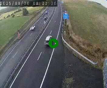 <h2>Caméra autoroute A75 à hauteur du col de la Fageole en direction de Clermont-Ferrand</h2>
