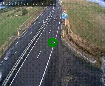 <h2>Caméra autoroute A75 à hauteur du col de la Fageole en direction de Clermont-Ferrand</h2>
