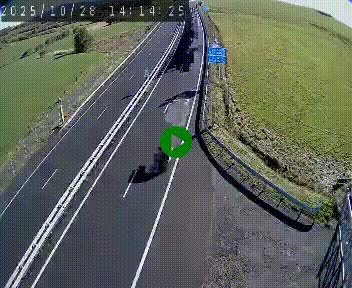 <h2>Caméra autoroute A75 à hauteur du col de la Fageole en direction de Clermont-Ferrand</h2>