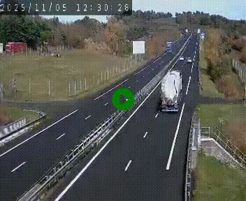 <h2>Caméra autoroutière France - A75, Coren, en direction de Montpellier</h2>