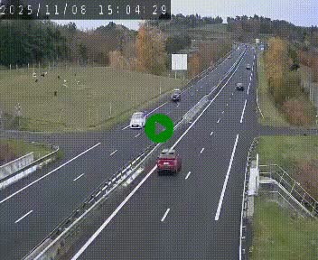 <h2>Caméra autoroutière France - A75, Coren, en direction de Montpellier</h2>