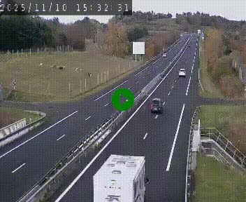 Caméra autoroutière France - A75, Coren, en direction de Montpellier