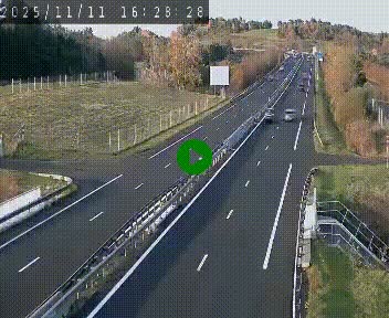 <h2>Caméra autoroutière France - A75, Coren, en direction de Montpellier</h2>