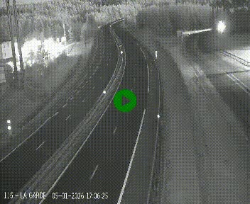 <h2>Caméra autoroute A75 à hauteur du col du rocher blanc en direction de Montpellier</h2>