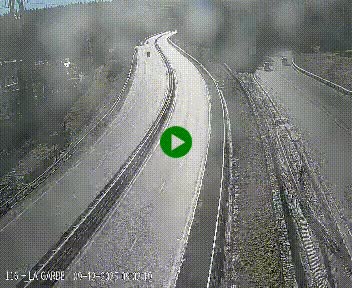 Caméra autoroute A75 à hauteur du col du rocher blanc en direction de Montpellier