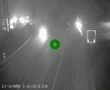 <h2>Caméra autoroute A75 à hauteur du col du rocher blanc en direction de Montpellier</h2>