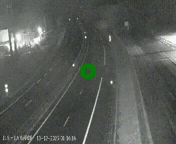 <h2>Caméra autoroute A75 à hauteur du col du rocher blanc en direction de Montpellier</h2>