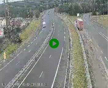 <h2>Caméra autoroute A75 à hauteur du col du rocher blanc en direction de Montpellier</h2>
