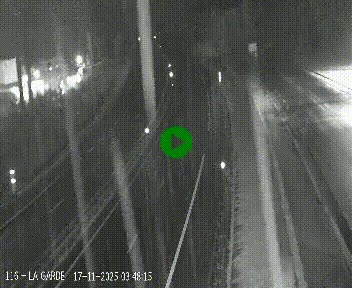 Caméra autoroute A75 à hauteur du col du rocher blanc en direction de Montpellier