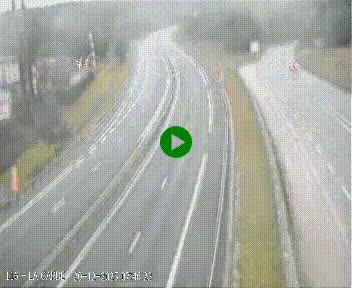 <h2>Caméra autoroute A75 à hauteur du col du rocher blanc en direction de Montpellier</h2>