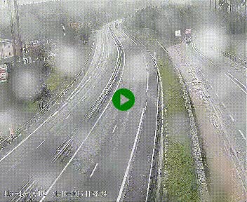 Caméra autoroute A75 à hauteur du col du rocher blanc en direction de Montpellier