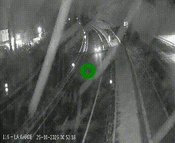 Caméra autoroute A75 à hauteur du col du rocher blanc en direction de Montpellier
