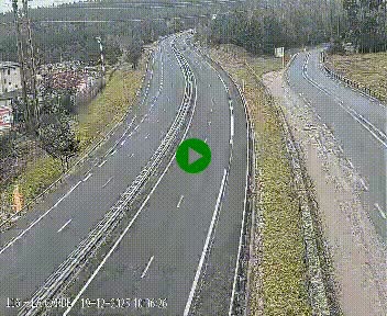 <h2>Caméra autoroute A75 à hauteur du col du rocher blanc en direction de Montpellier</h2>