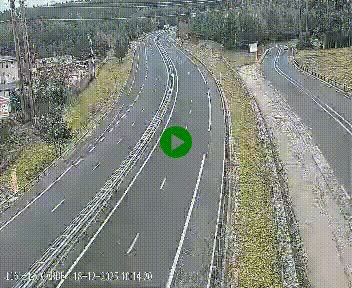 <h2>Caméra autoroute A75 à hauteur du col du rocher blanc en direction de Montpellier</h2>