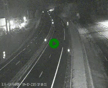 <h2>Caméra autoroute A75 à hauteur du col du rocher blanc en direction de Montpellier</h2>